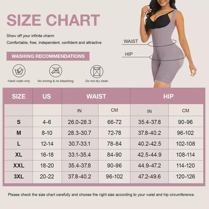 Adjustable Shoulder Clasps Slimming Body Shaper | Essence New York