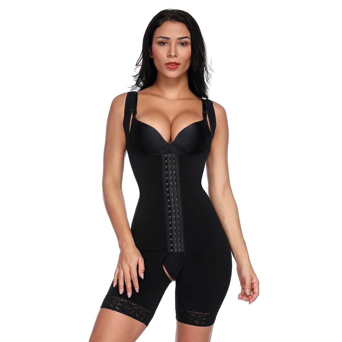 Adjustable Shoulder Clasps Slimming Body Shaper | Essence New York