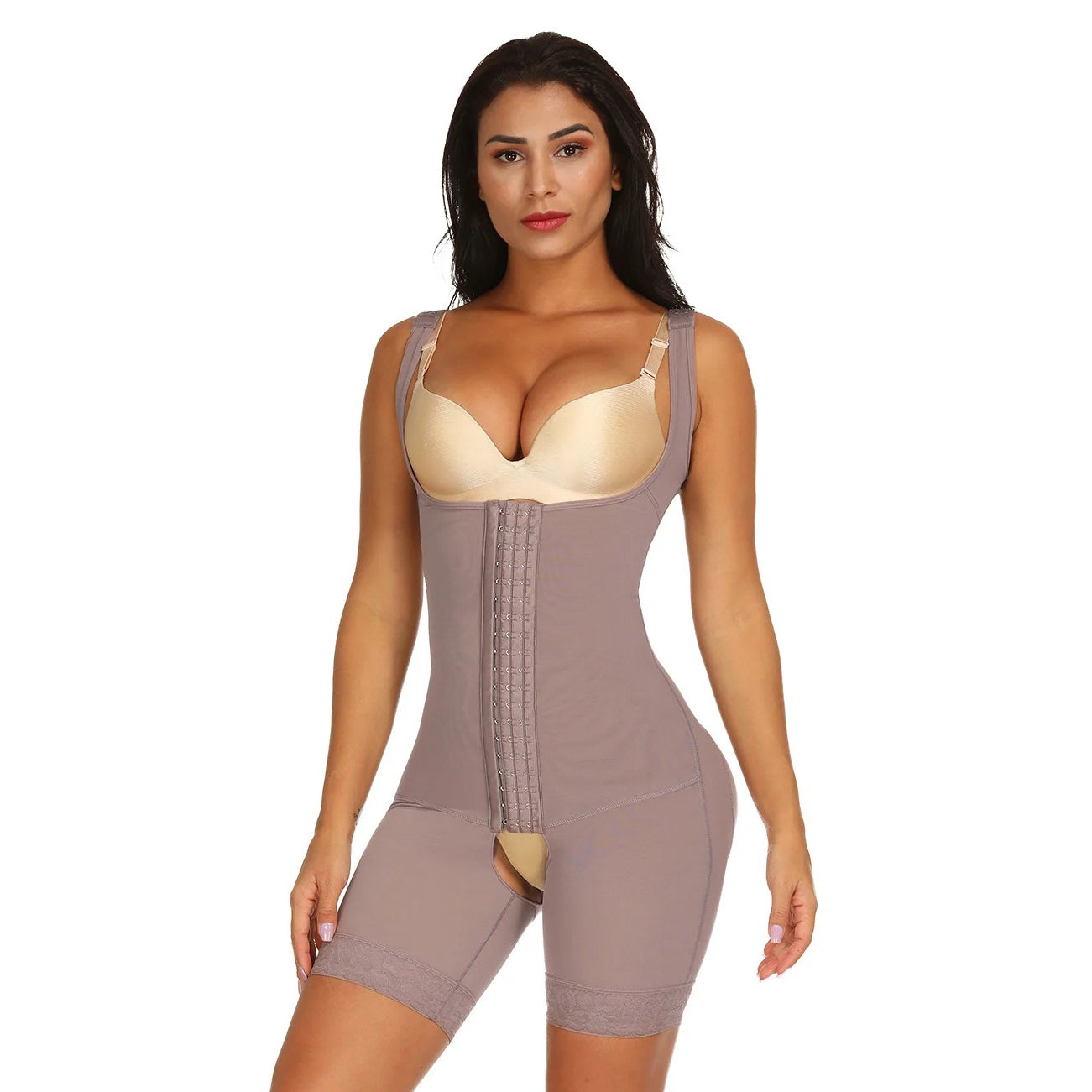 Adjustable Shoulder Clasps Slimming Body Shaper | Essence New York