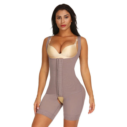 Adjustable Shoulder Clasps Slimming Body Shaper | Essence New York