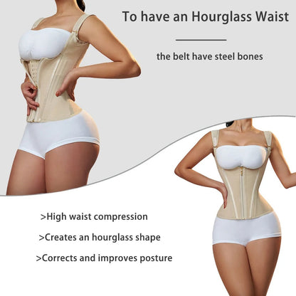 Double Compression Waist Trainer Corset | Essence New York